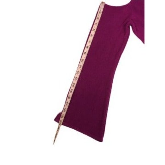 Rob & Ali Long Sleeve Cold Shoulder Fuschia Sweater Women’s 1X - Picture 5 of 11